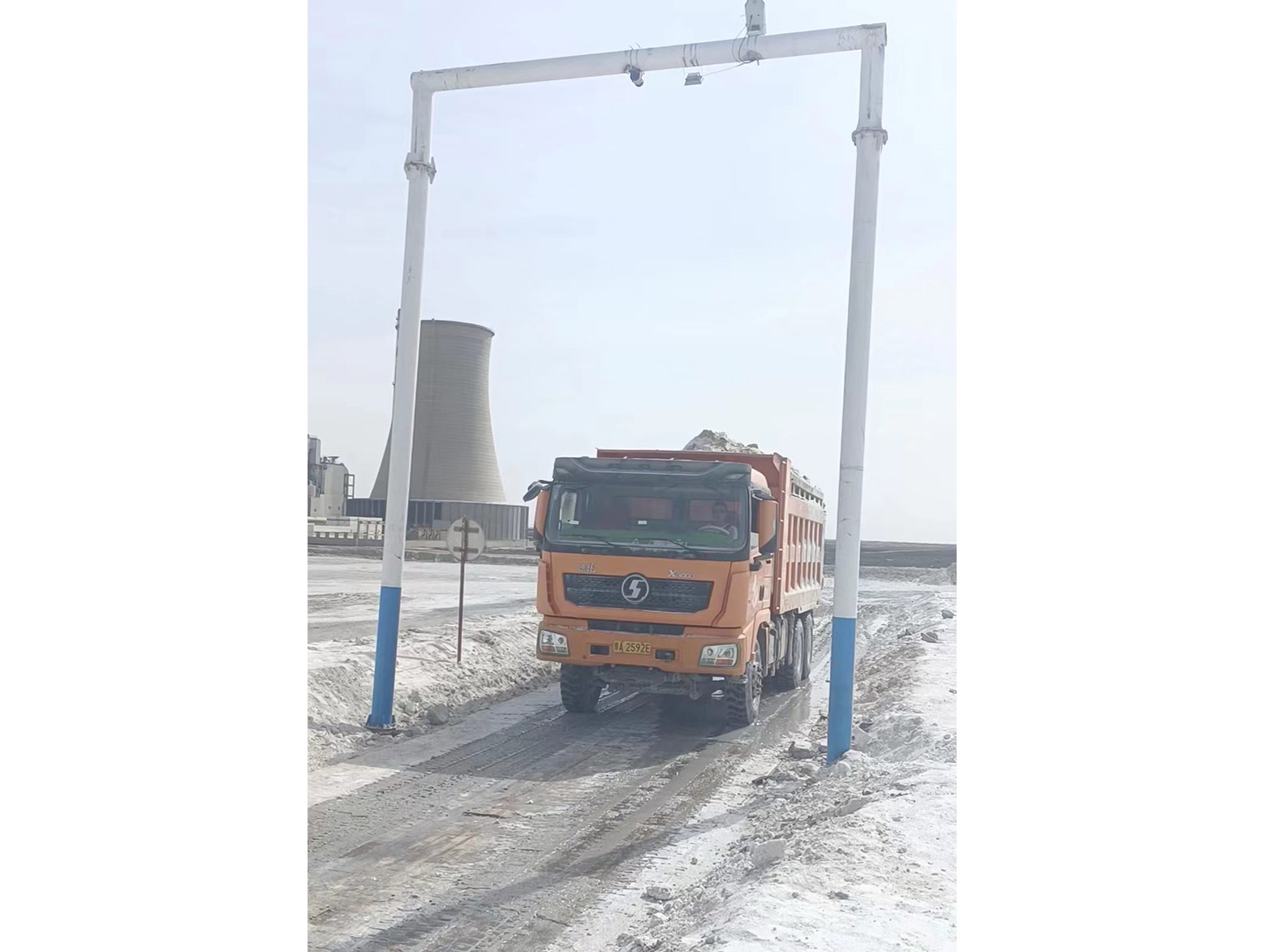 哈密罗钾货车体积测量使用现场